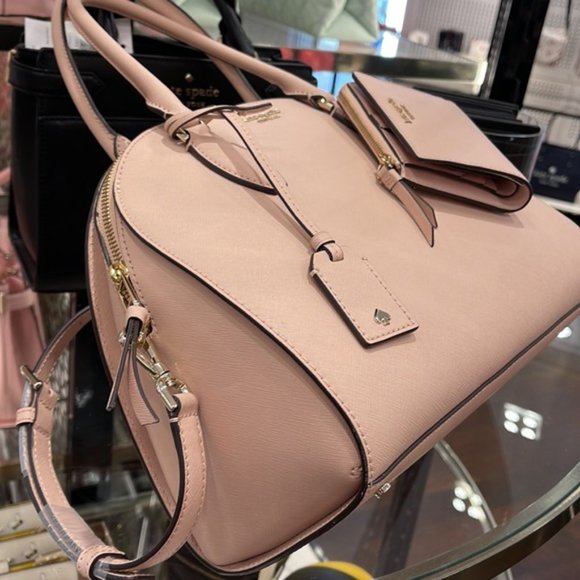 Kate Spade Reiley Large Dome Satchel & Cameron Small L-Zip Bifold Wallet - Picture 11 of 16